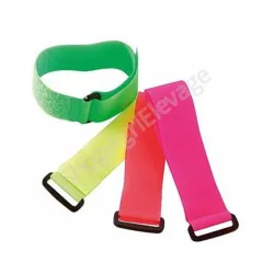 Bracelets auto-agrippants fluo avec passant