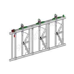 Ratelier pour bovins : element 3 places type safety iv ratelier 4 faces