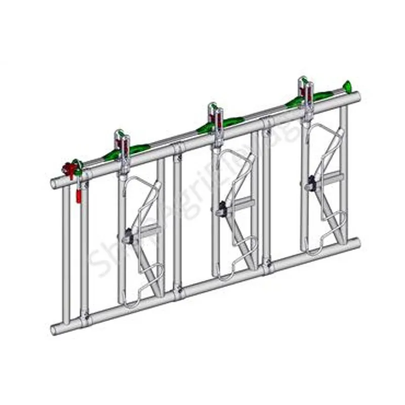Ratelier pour bovins : element 3 places type safety iv ratelier 4 faces