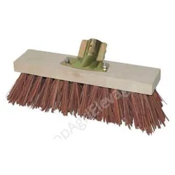 Balai de cantonnier PVC rouge mat 100 cm