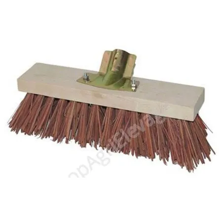 Balai de cantonnier PVC rouge mat 100 cm
