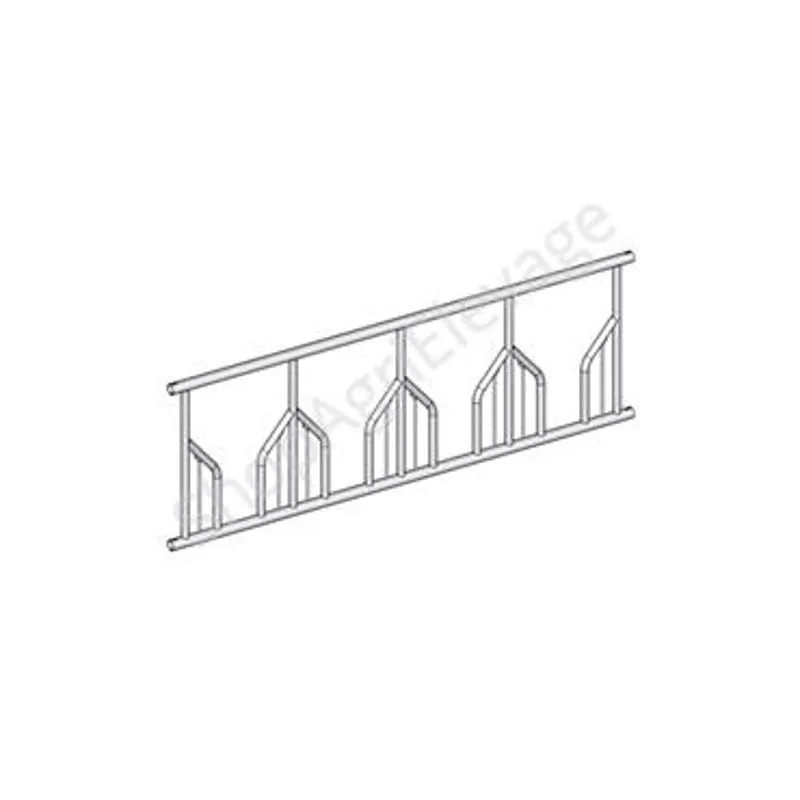 Ratelier pour bovins : element 4 places type feston ratelier big ball