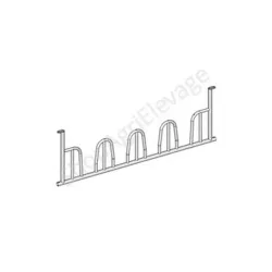 Ratelier pour bovins : element 4 places type ptf ratelier big ball