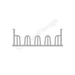 Ratelier pour bovins : element 4 places type ptf ratelier big ball
