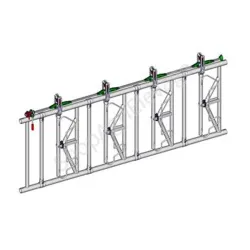Ratelier pour bovins : element 4 places type safety iv ratelier big ball