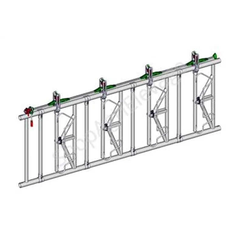 Ratelier pour bovins : element 4 places type safety iv ratelier big ball