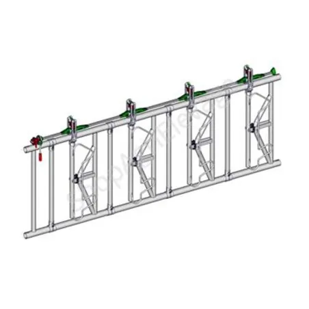 Ratelier pour bovins : element 4 places type safety iv ratelier big ball