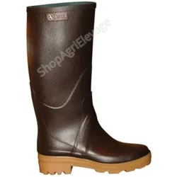 Botte Chambord pour femme de la marque aigle de couleur ambre et vu de profil.