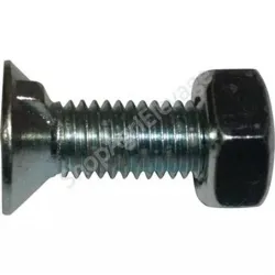 Boulon pour charrue Naud de taille 12x35 mm, vue de face