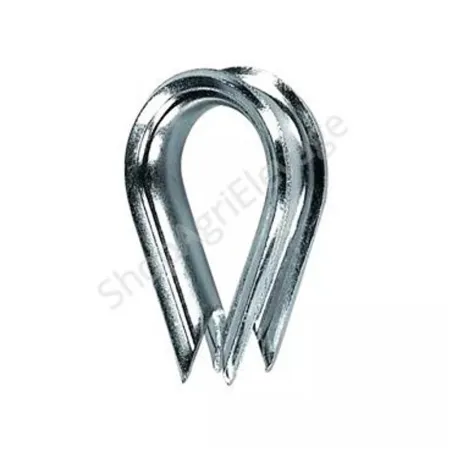 Cosse coeur acier zingué Ø 8 mm