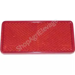 Catadioptre rectangulaire 94x44 mm adhésif – Orange