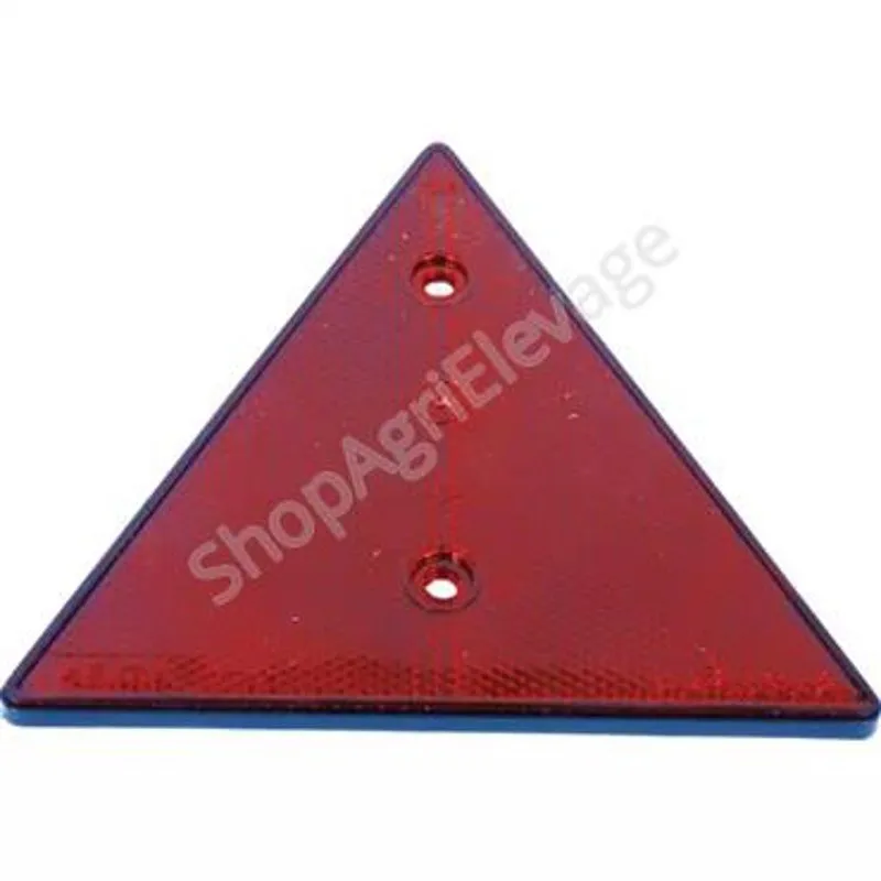 Catadioptre triangulaire réfléchissant à 2 trous