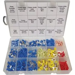 COSSE PRE-ISOLEE ASSORTIMENT COFFRET DE 535 PIECES