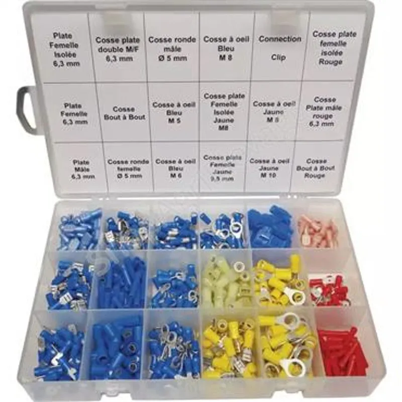 COSSE PRE-ISOLEE ASSORTIMENT COFFRET DE 535 PIECES