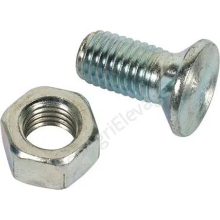 BOULON TETE FRAISEE COLLET CARRE 12X80