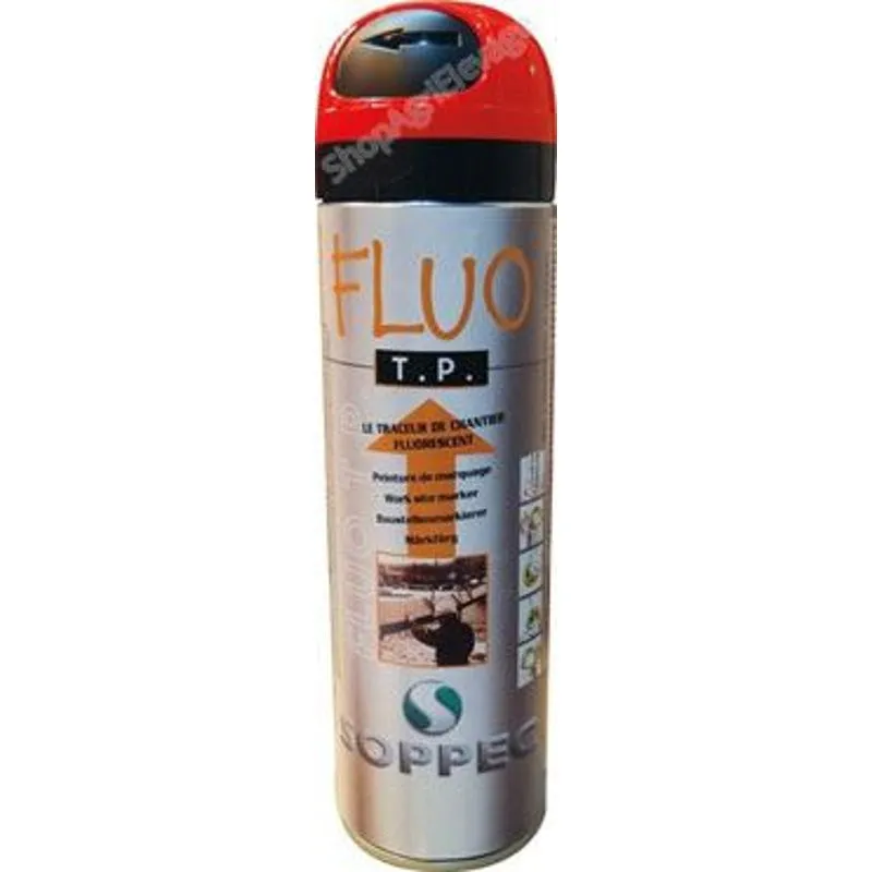 Traceur fluo travaux publics 500 ml