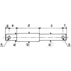 axe d’attelage double - attelage et relevage