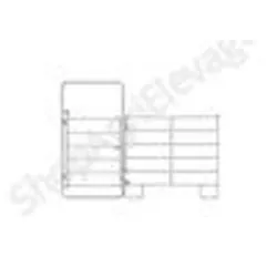Barriere pour bovins : facade de parc panel l.3m
