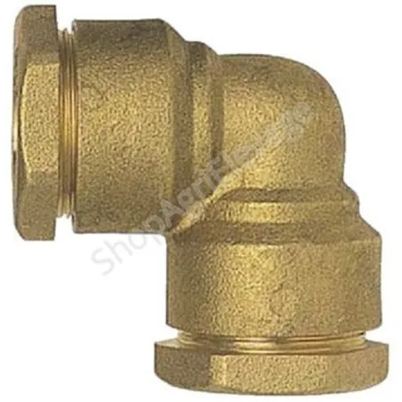 Coude laiton pour tuyau 20 mm à serrage extérieur