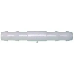JONCTION POLYPROPYLENE DROITE CANNELE TUYAU 16 MM