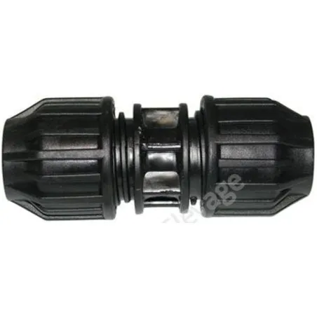 MANCHON POLYPROPYLENE A COMPRESSION POUR TUBE PE 20 MM