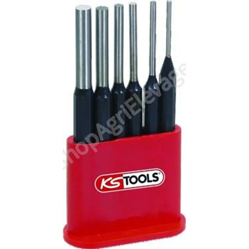 Jeu de 6 chasses goupilles - Outillage