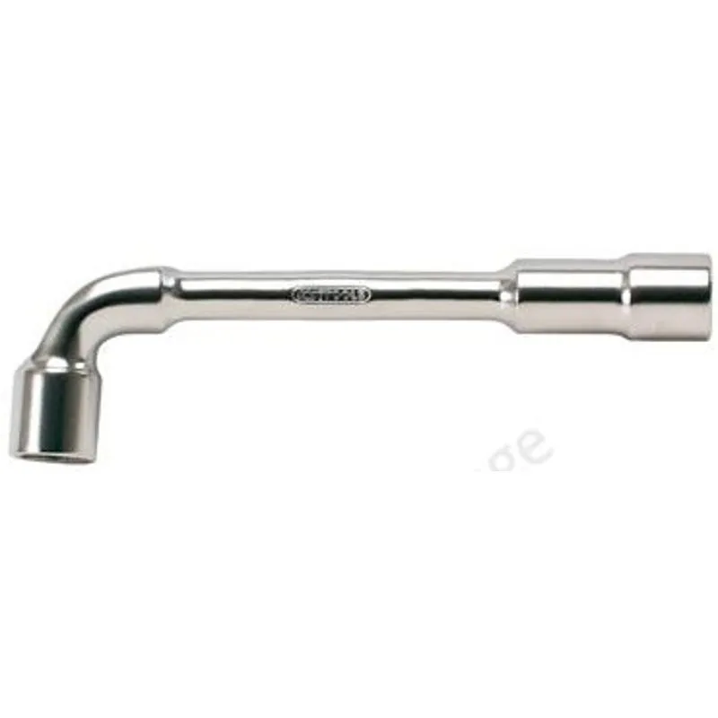 Clé à pipe débouchée 6 x 6 pans CHROME mat