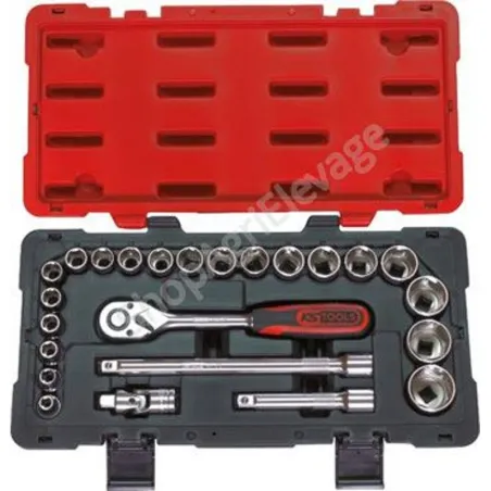 Coffret de douilles et accessoires ULTIMATE  1/2&rsquo;&rsquo; - Outillage