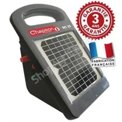 Electrificateur solaire compact avec accu intégré - CHAPRON LEMENAGER