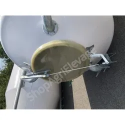Ouverture depuis le sol AVEC sécurité anti vent (sans couvercle)