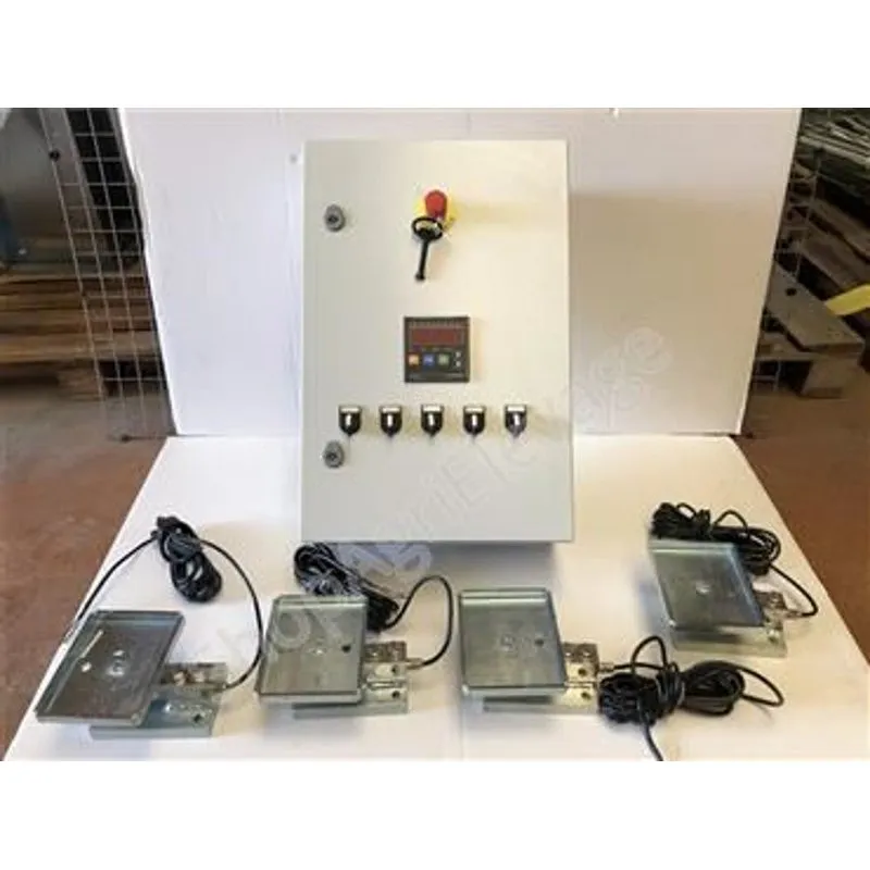 Pesage automatique 4 produits pour pour mélangeur 4 pieds capacité max 4000 kg