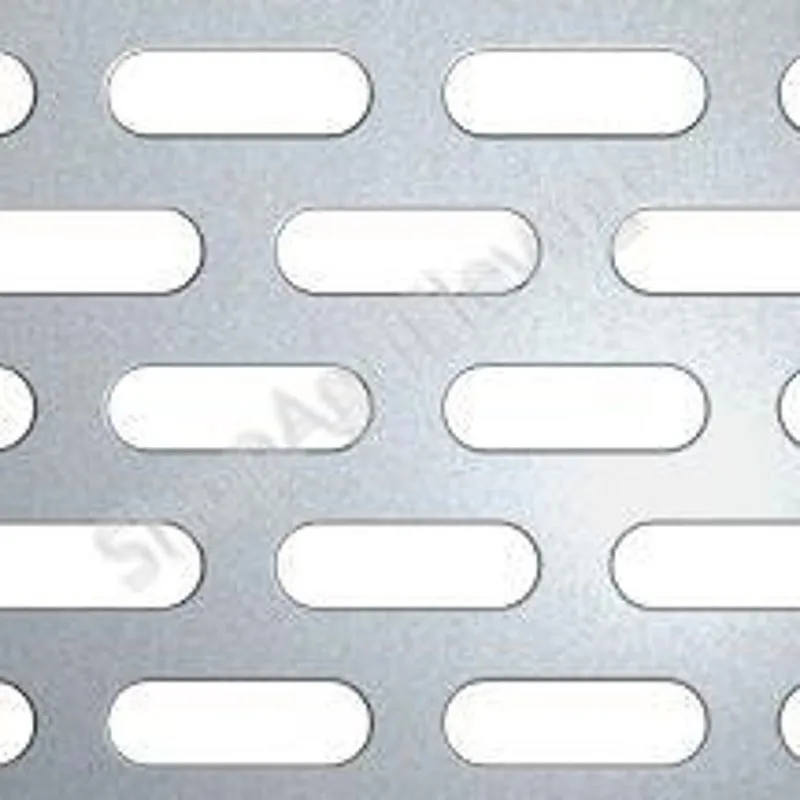 Grille pour nettoyeur séparateur trous ovale