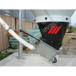 embase sous silo : Accessoire vis souple pour Transport d aliment