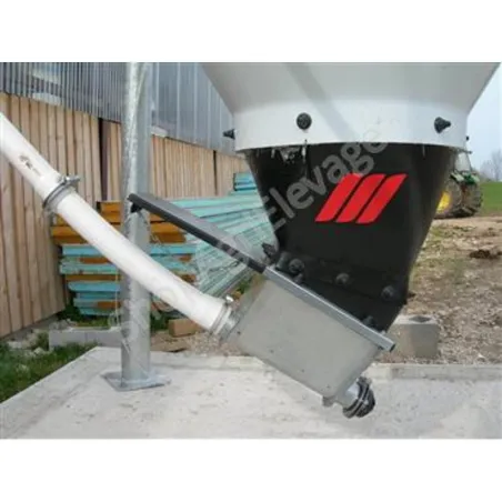 embase sous silo : Accessoire vis souple pour Transport d aliment
