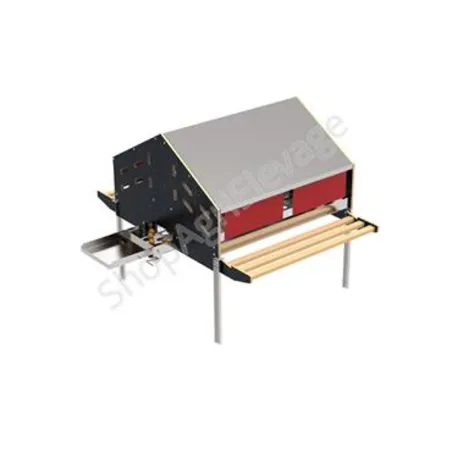 Pondoir COLLECTIF central ramassage manuel avec tapis