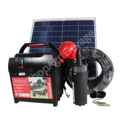 Kit complet de pompe de prairie avec panneau solaire 60W - Abreuvement