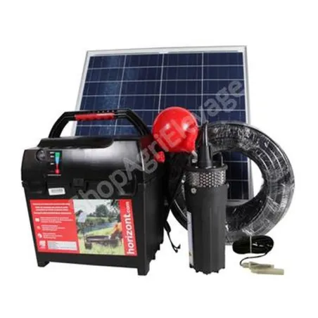 Kit complet de pompe de prairie avec panneau solaire 60W - Abreuvement
