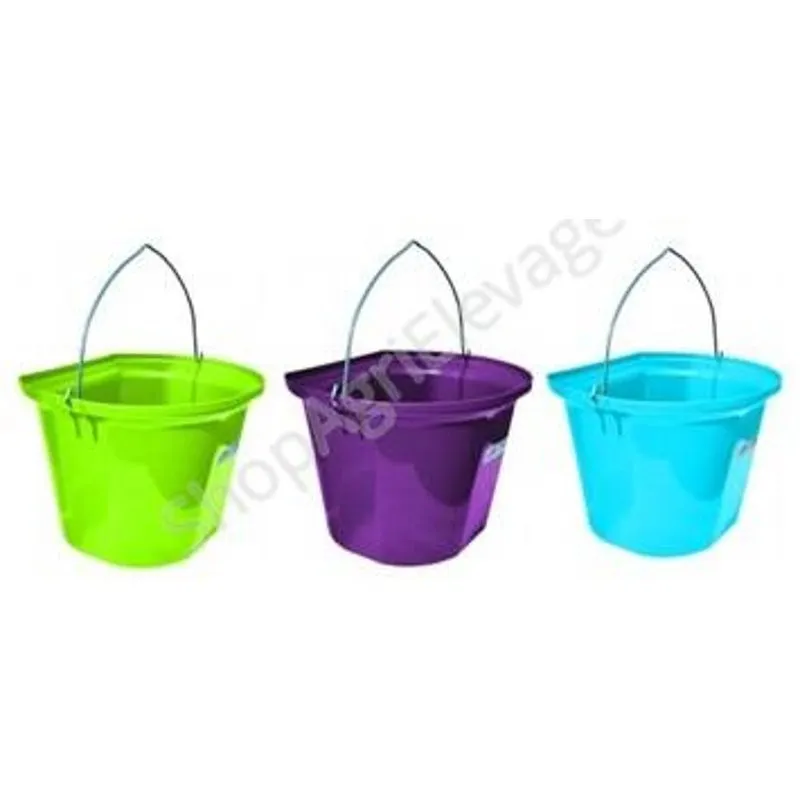 Seau d'écurie gradué 17,5 L – Seau de mesure pour chevaux
