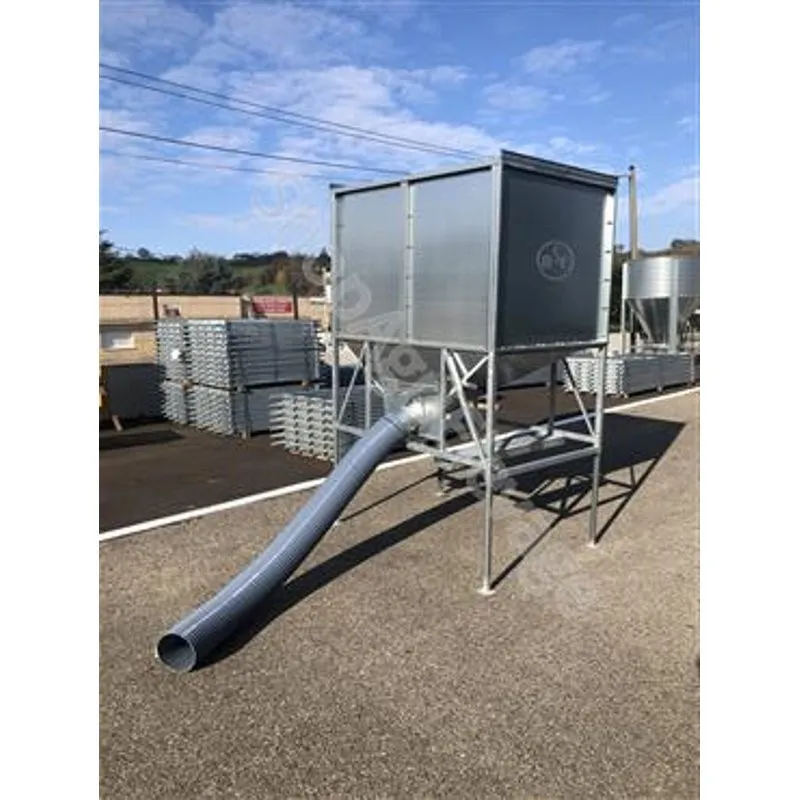 tuyau souple pour container galvanisé 2m³ - Stockage des céréales