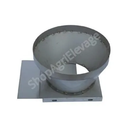 Adaptation pour silo diam 440 pour embase inox départ chaine à pastille
