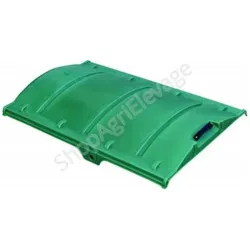 Couvercle à glissières basculant pour chariot aliment PRO-FEED - Marque : La Gée