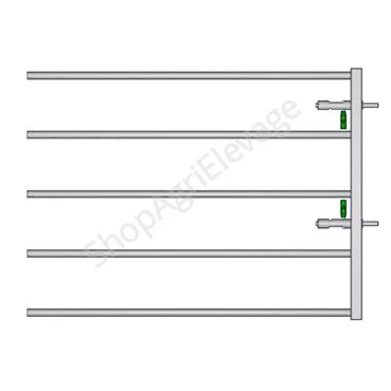 Barriere pour bovins : avant d’herbage autolock l.1.52m