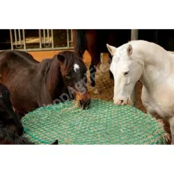 Filet à foin pour balles rondes - râtelier chevaux