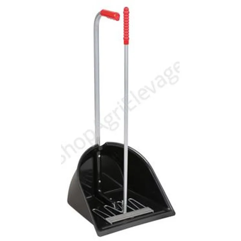 Pelle + râteau a crottins noir KERBL - Equipements pour les chevaux