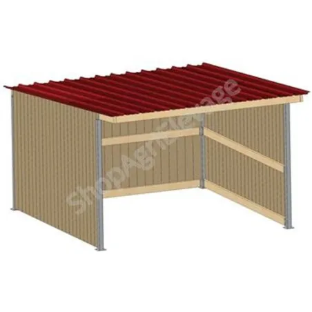 Abris de prairie pour chevaux 4mx3m - Equitation