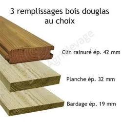 Extension abri de prairie simple pente l.4m x P.3m - Equitation