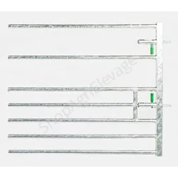 Porte 7 lisses petit betail emboitee - Barriere - Ovin / Caprin