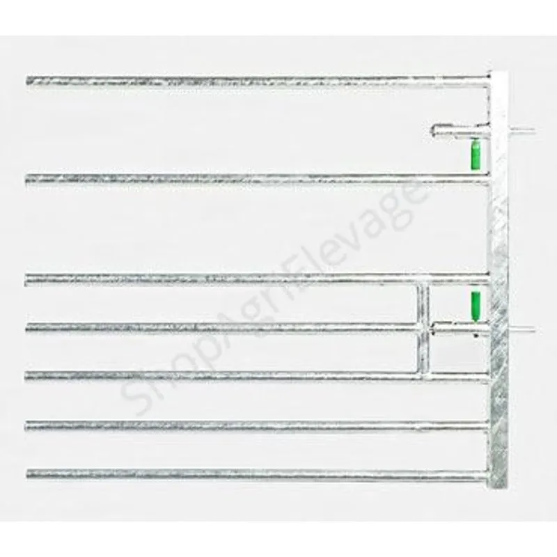 Porte 7 lisses petit betail emboitee - Barriere - Ovin / Caprin