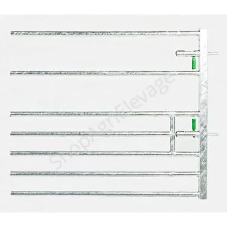 Porte 7 lisses petit betail emboitee - Barriere - Ovin / Caprin