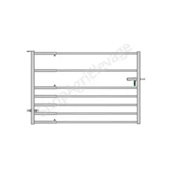 Porte 7 lisses petit betail emboitee - Barriere - Ovin / Caprin